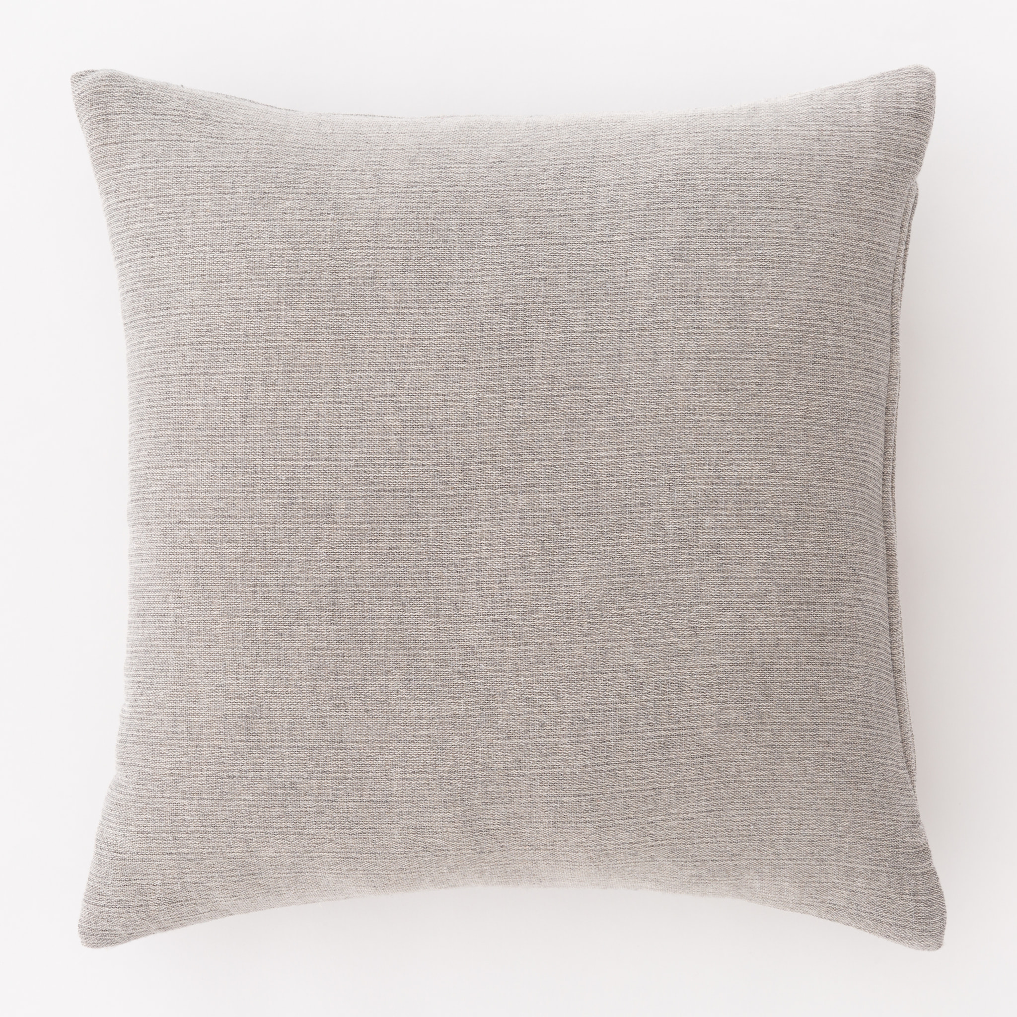 Housse de coussin en gaze coton gris 50x50 cm