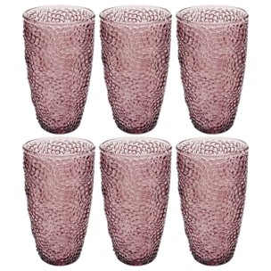 Verres hauts Amara set de 6 Kare Design