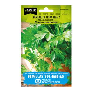 Semillas de Perejil de hoja lisa 2 BatlleBio ALDEAS INFANTILES
