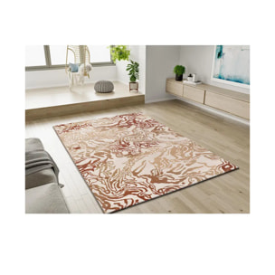 ASTRA Alfombra abstracta de pelo corto caldera, varias medidas disponibles.