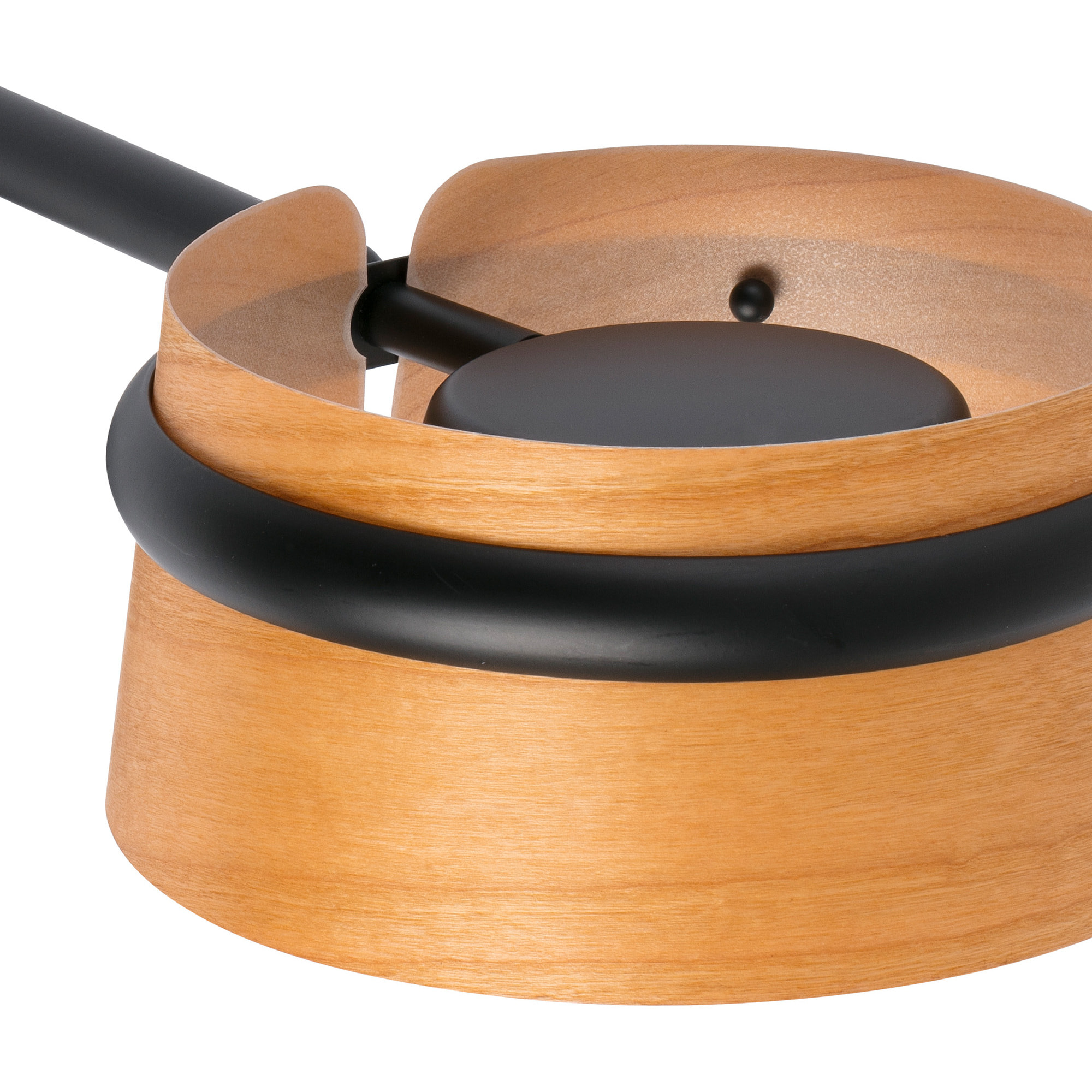 LOOP Lampe applique noire avec bras articulé