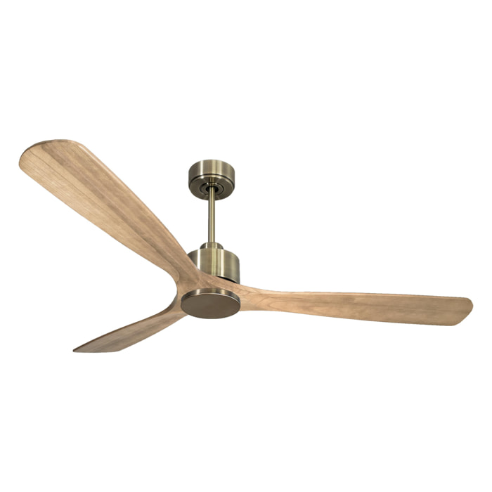 Ventilateur de plafond Réversible  Thermostat Wifi Moteur à courant continu Toits en pente Télécommande Hypersilence Mémoire