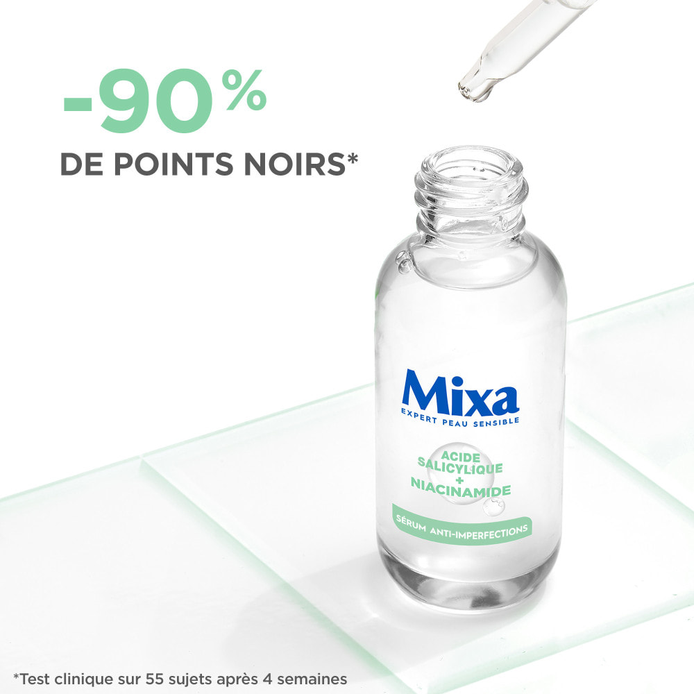 Mixa Lab Sérum Concentré Anti-imperfections à l'acide salycilique et niacinamide 30ml