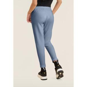 Pantaloni Sportivi Cropped con risvolto e strass FREDDY