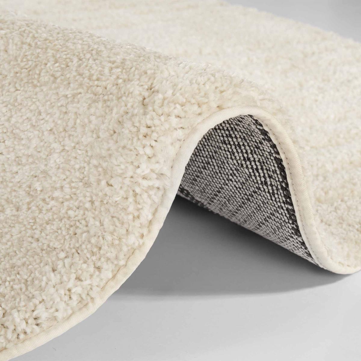 Tapis rond motif rond, forme ronde, structure relief, FERGUS, tissé