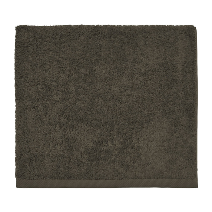 Drap de douche uni en coton, AQUA, Vert