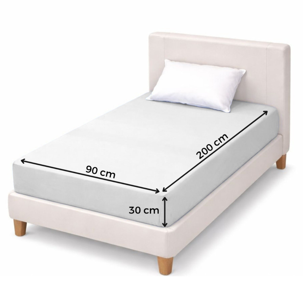 Traversa Coprimaterasso Per Letto In Spugna 100% Cotone Jacquard Made In Italy Angoli Elasticizzati 450gr/mq
