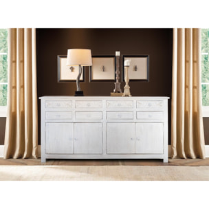 Aparador de Madera de Mango Estilo Mediterráneo Moderno