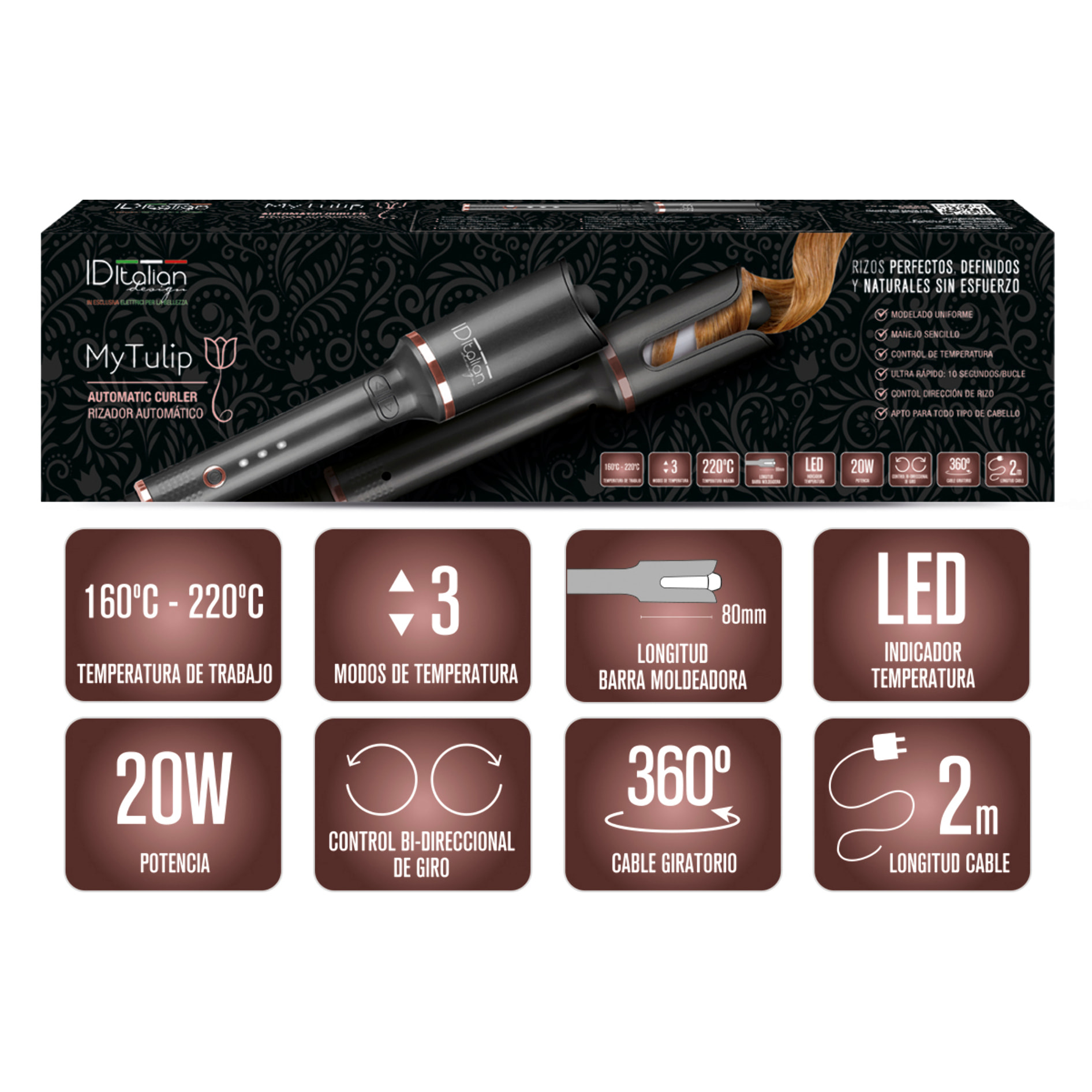 Fer boucler automatique mytulip