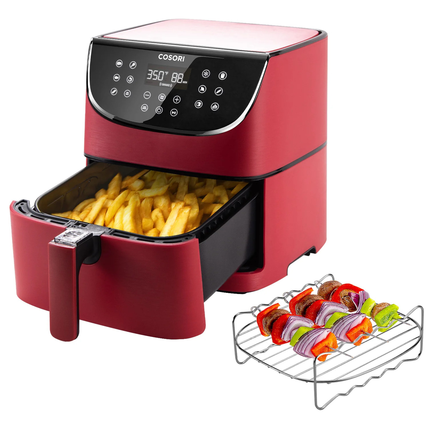 COSORI - Freidora de aire Premium Chef Edition Rojo 5,5 litros