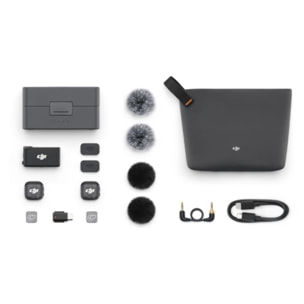 Micro cravate sans fil DJI Mic 3 (2 TX+1 RX+boitier de charge)