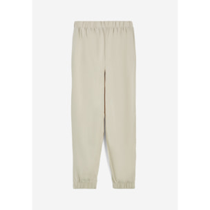 Pantaloni donna in twill lyocell con impuntura centrale