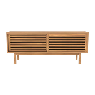 Meuble TV en bois de teck 120 cm - Bormes