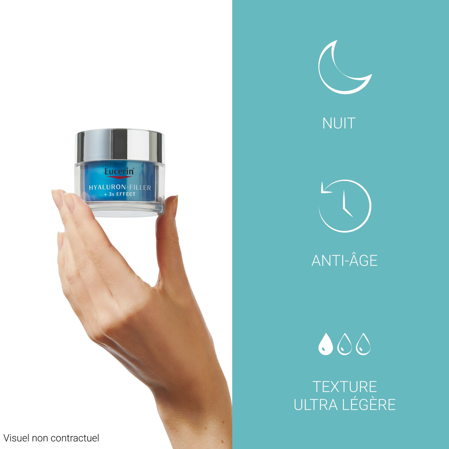 Hyaluron-Filler + 3x Effect - Soin de Nuit Booster d’Hydratation 50 ml