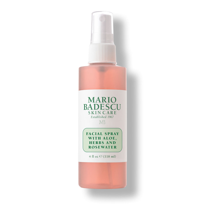 Facial Spray with Aloe, Herbs & Rosewater - Spray visage à l'aloe vera, plantes aromatiques et eau de rose