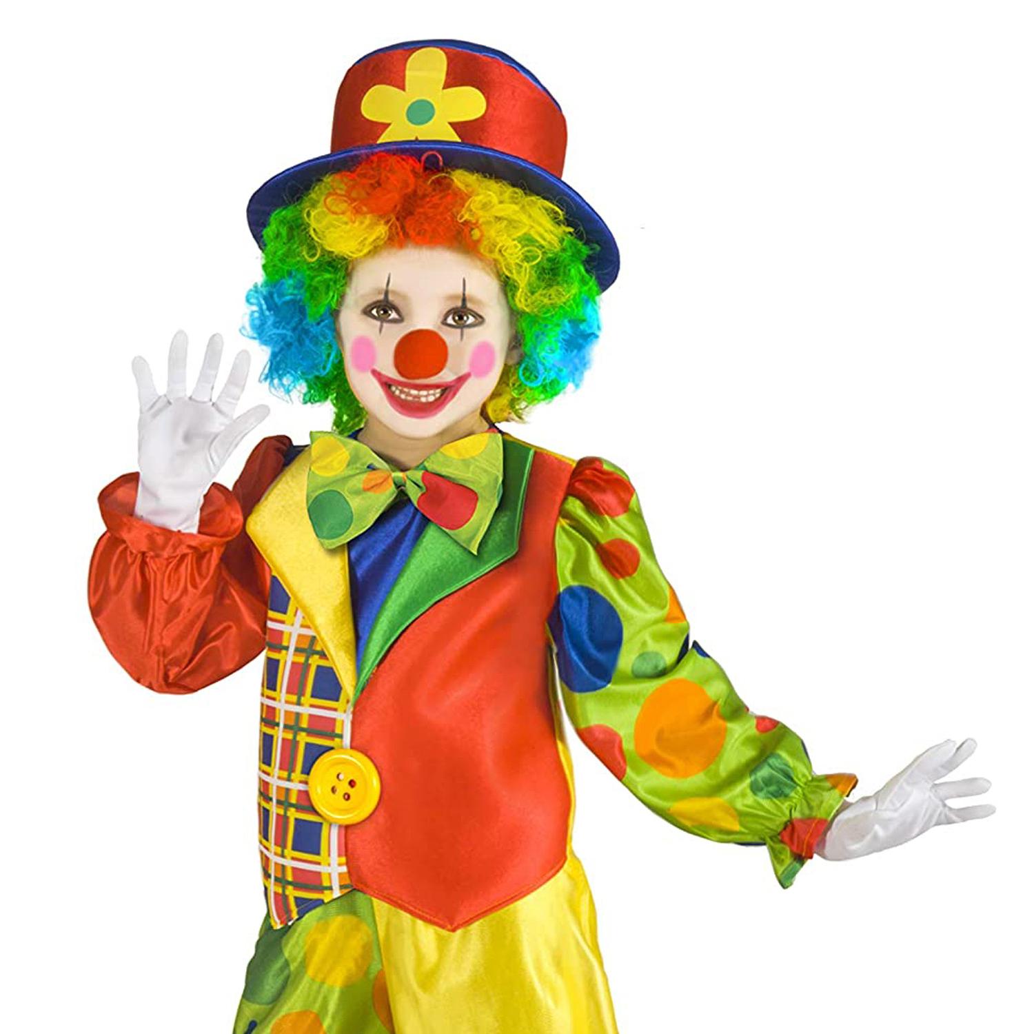 Costume Carnevale Travestimento Clown Pagliaccio Bambino Originale