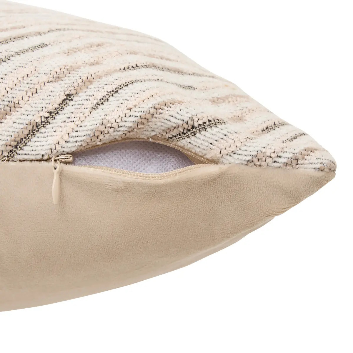 Coussin Mosai carré 40x40cm beige