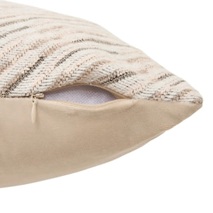 Coussin Mosai carré 40x40cm beige