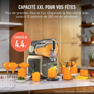 Machine à granita NINJA Slushi Max FS605 Granités, Cocktails Glacés, Milkshakes, 5 Programmes, 4,4 L, Maintien au Froid 12H