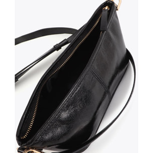 Borsa a catena effetto glitter