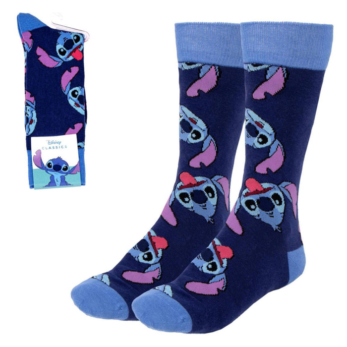 Calcetines diseño stitch azul