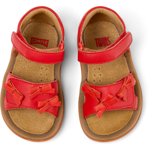 Sandalias - CAMPER Bicho Twins - Rojo - Cuero liso
