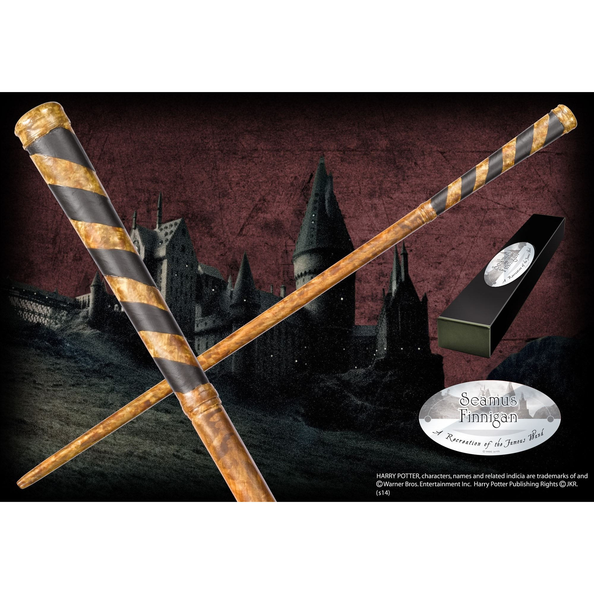 Harry Potter Bacchetta Magica Seamus Finnigan Character Noble Collection