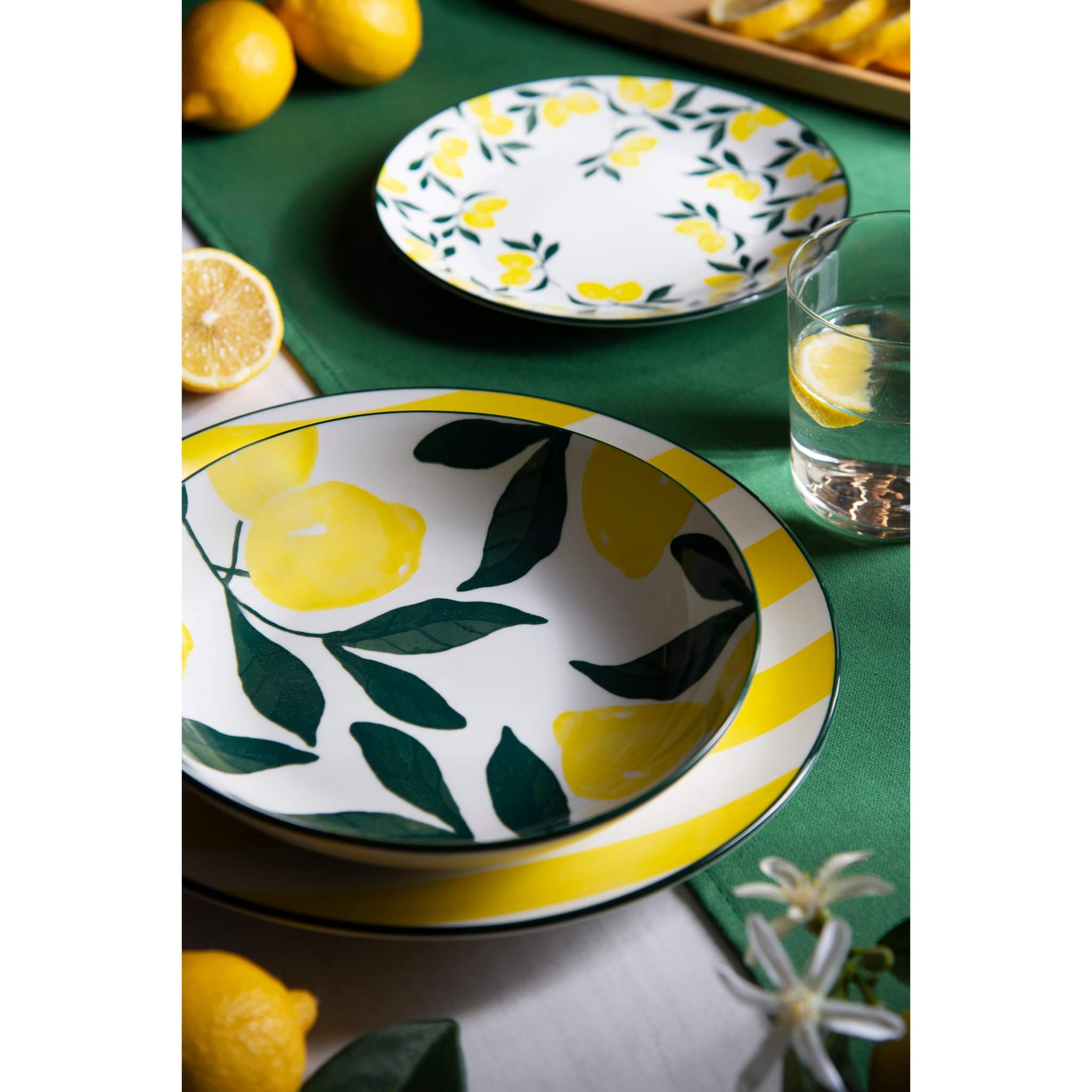 Service de table 18 pièces Excelsa – Positano, Porcelaine Multicolore