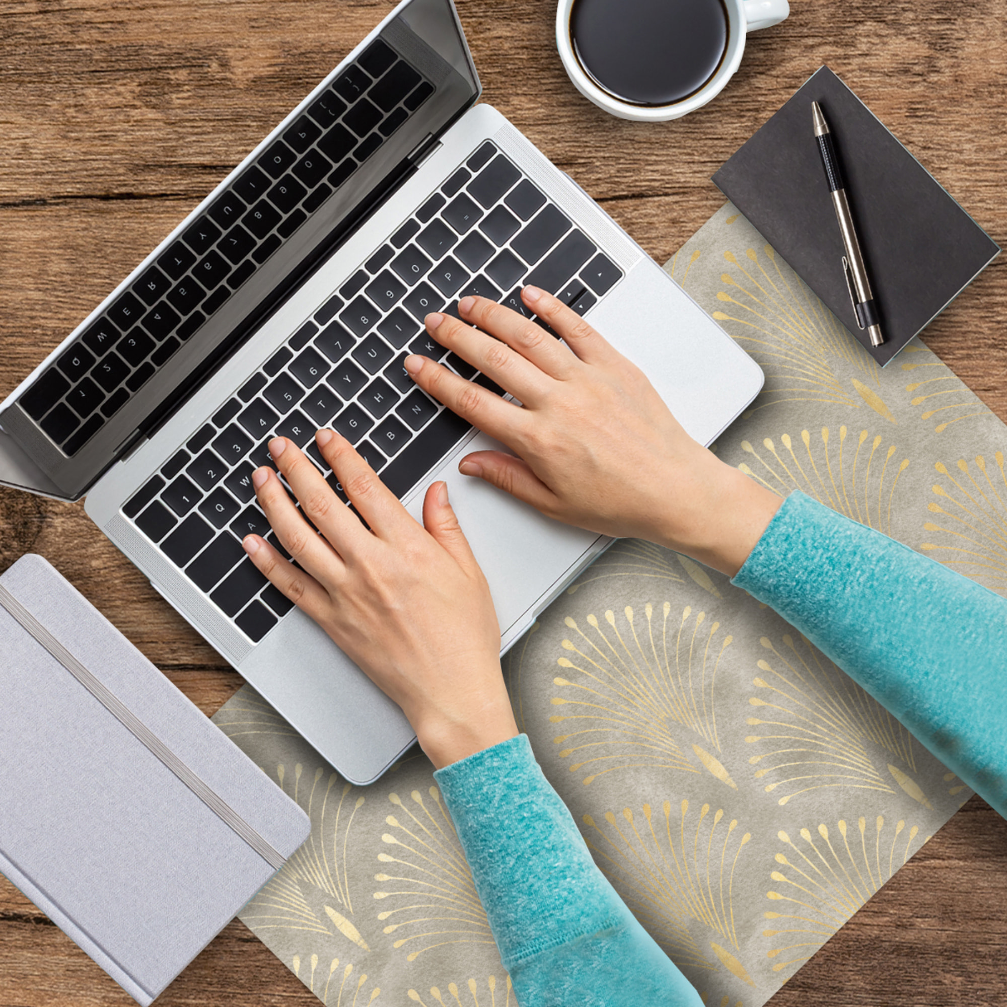 VINILIKO, set de 4 individuales de mesa Akira siena tostado 4u-30x45 cm