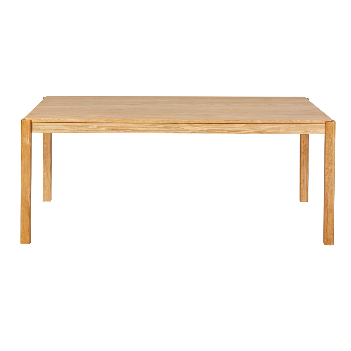 Table à manger rectangulaire scandinave bois clair chêne L200 cm AGALI