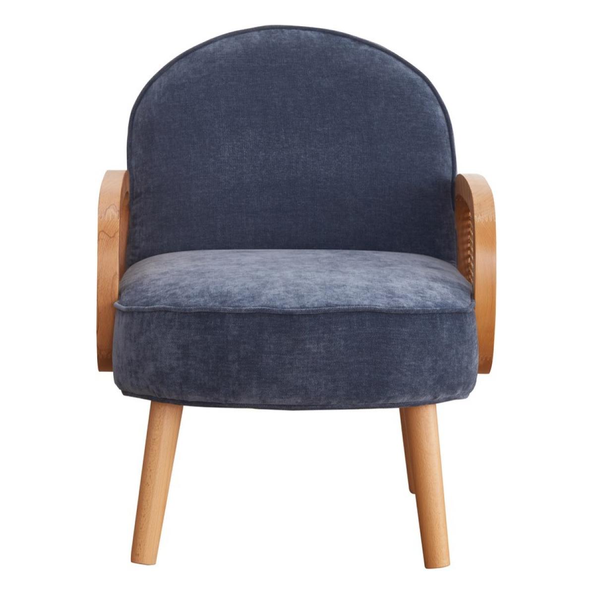 Poltroncina da salotto design nordico blu scuro - Doris