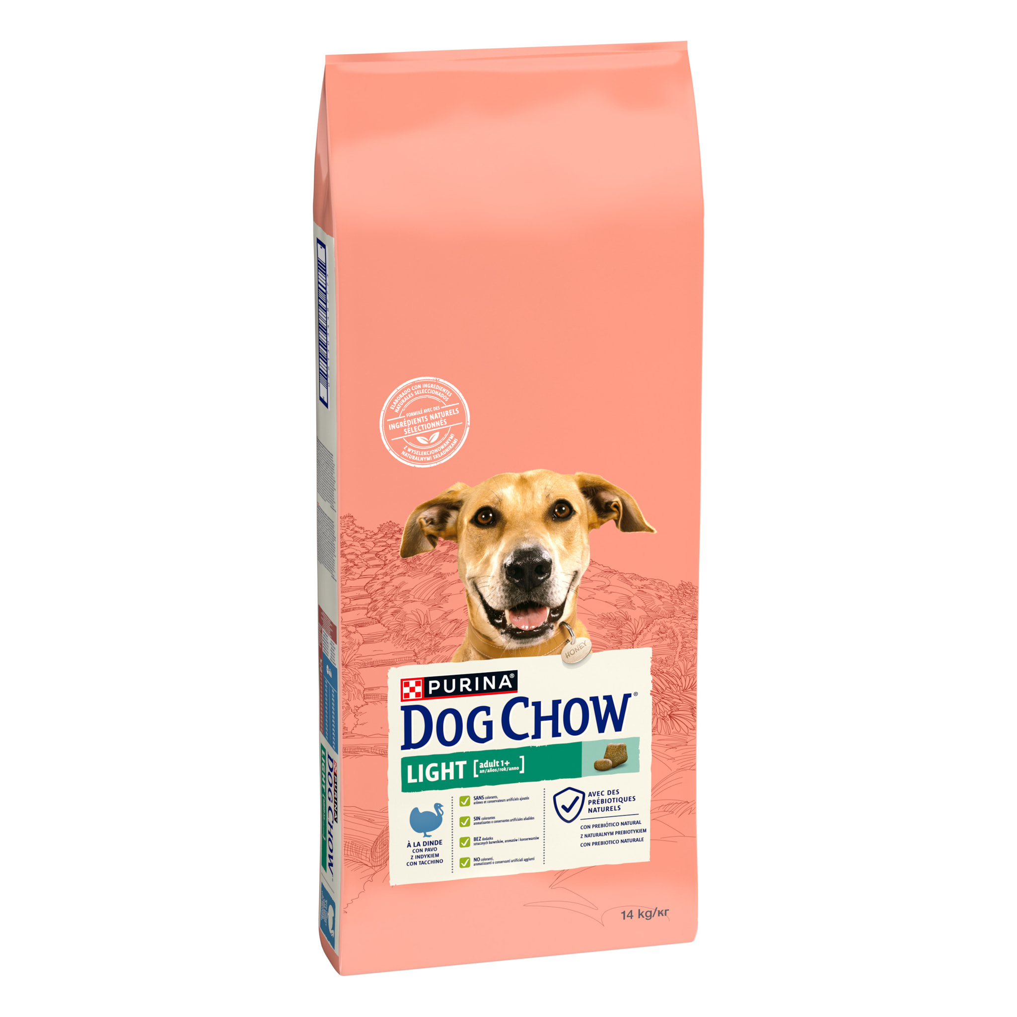 DOG CHOW Chien Light Dinde 14KG