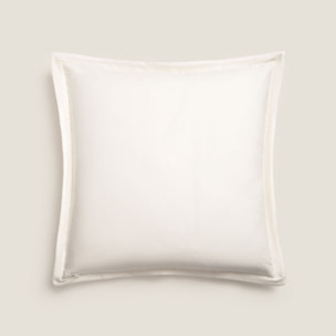 Funda de cuadrante algodón pespuntes Criri color blanco 100% Algodón