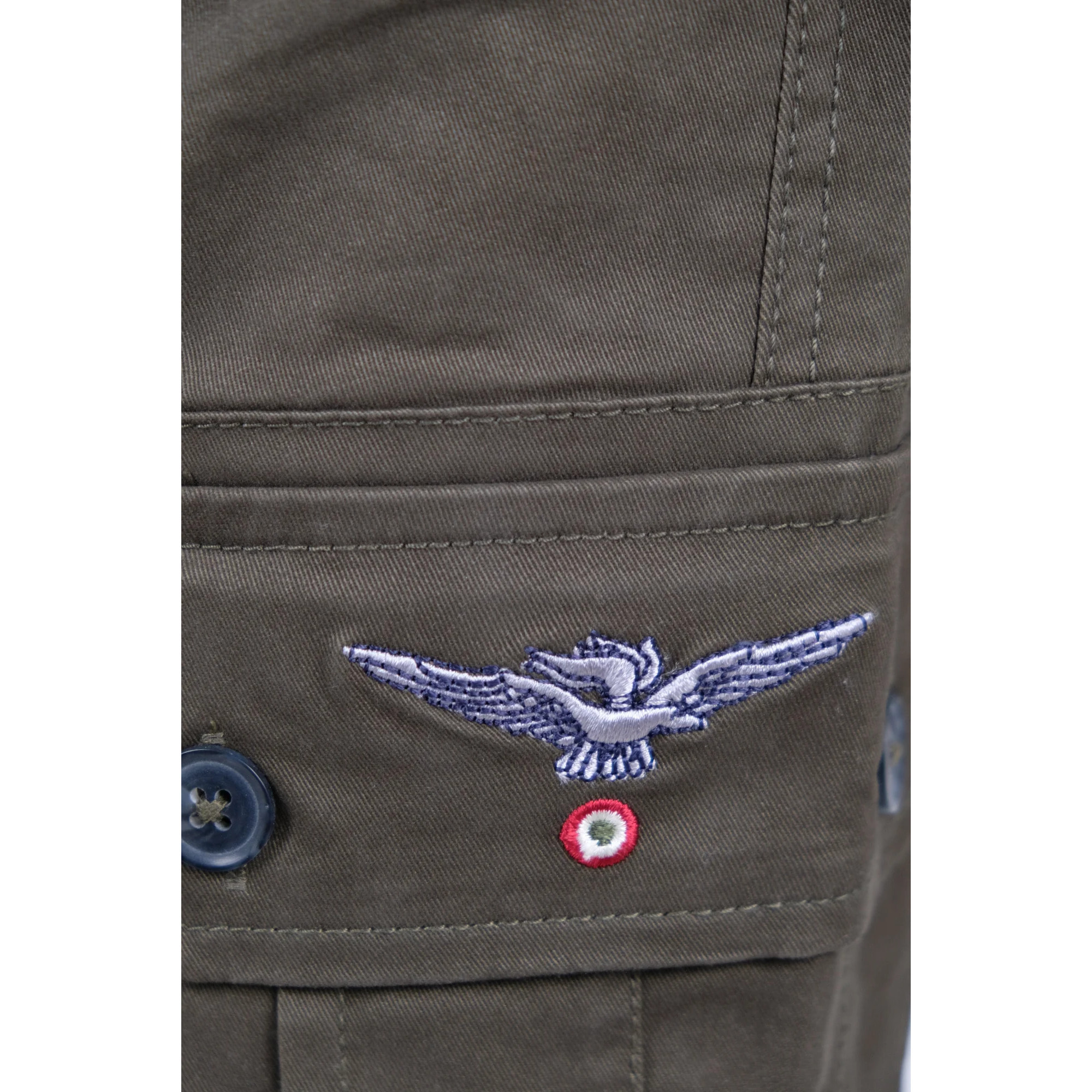 Pantaloni Uomo W5S614 Esercito in cotone