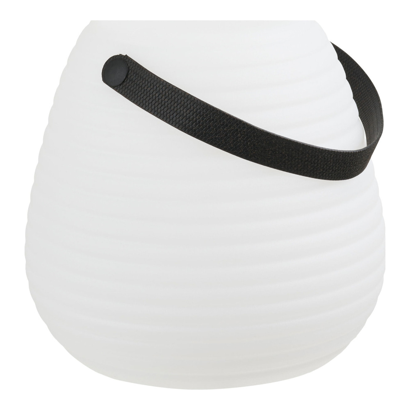 Lampada LED RGB ricaricabile Derry in PE bianco ø21 cm — versione grande