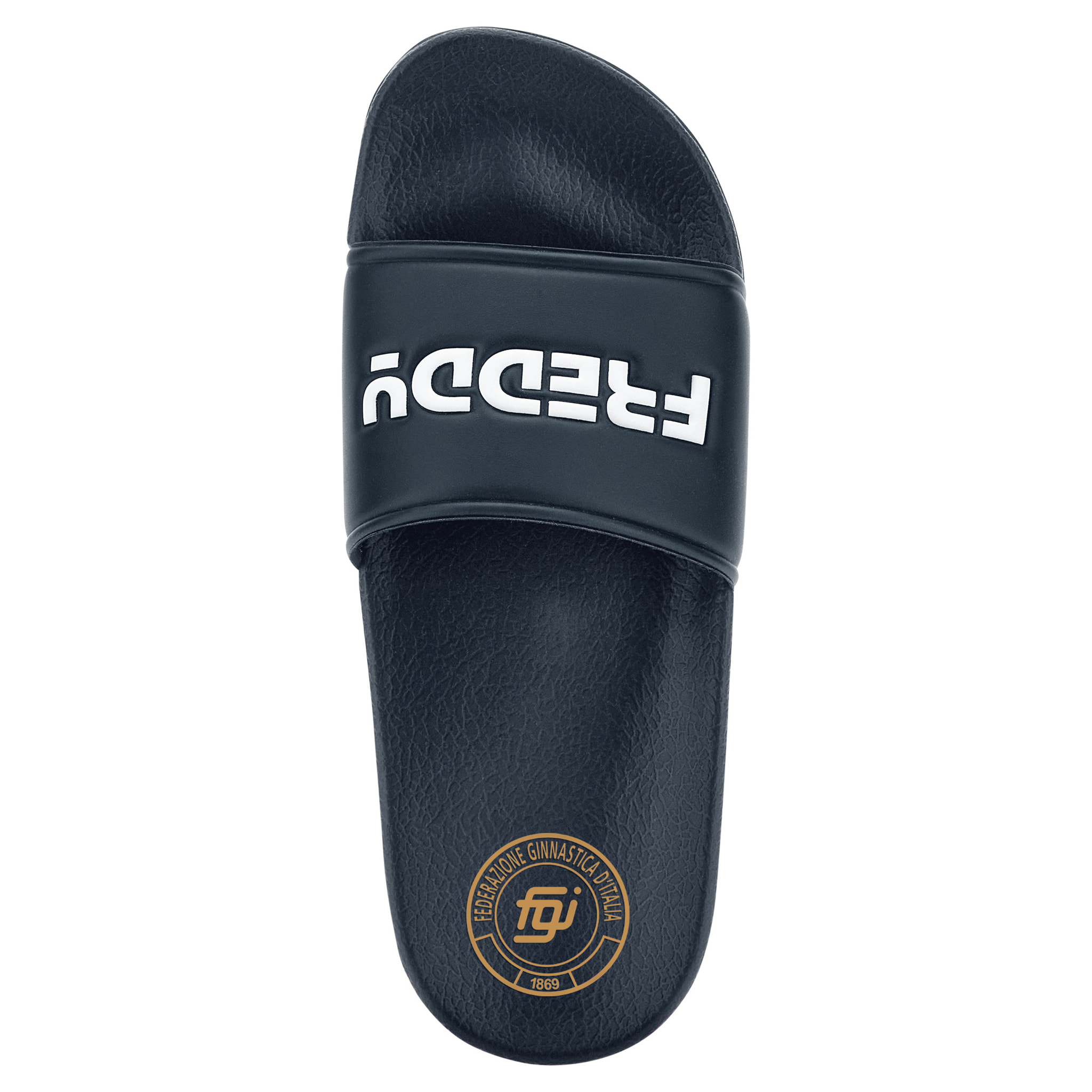 Ciabatte Slider Unisex FGI con Logo Oro