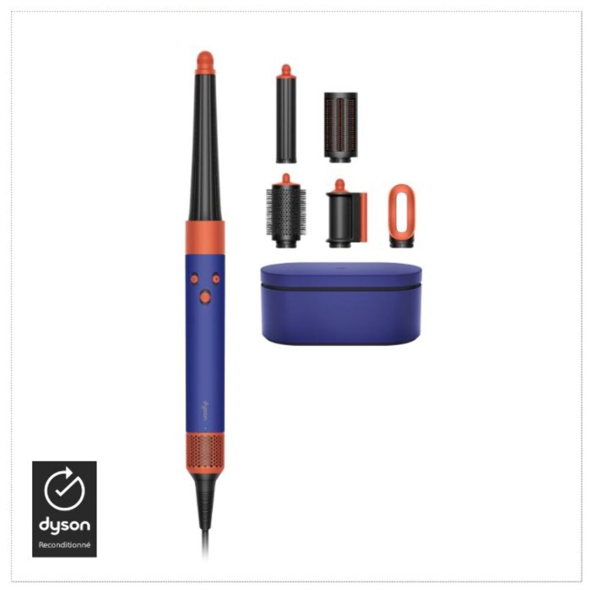 Dyson Airwrap i.d.™ raides à ondulés (Bleu Pervenche/Topaze) Reconditionné
