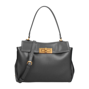 Borsa a mano da donna Made in Italy - Modello Padova - 100% pelle - 28.0 x 19.0 x 8.0 cm