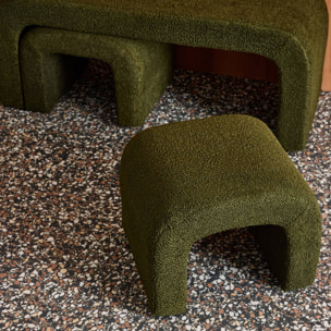 Banc et tabourets gigognes bouclette  INO