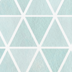 Nappe imprimée anti-tâches AGNES BLEU VERT