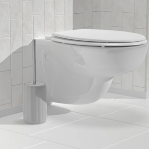 Brosse WC Colorama en céramique H.40cm blanc
