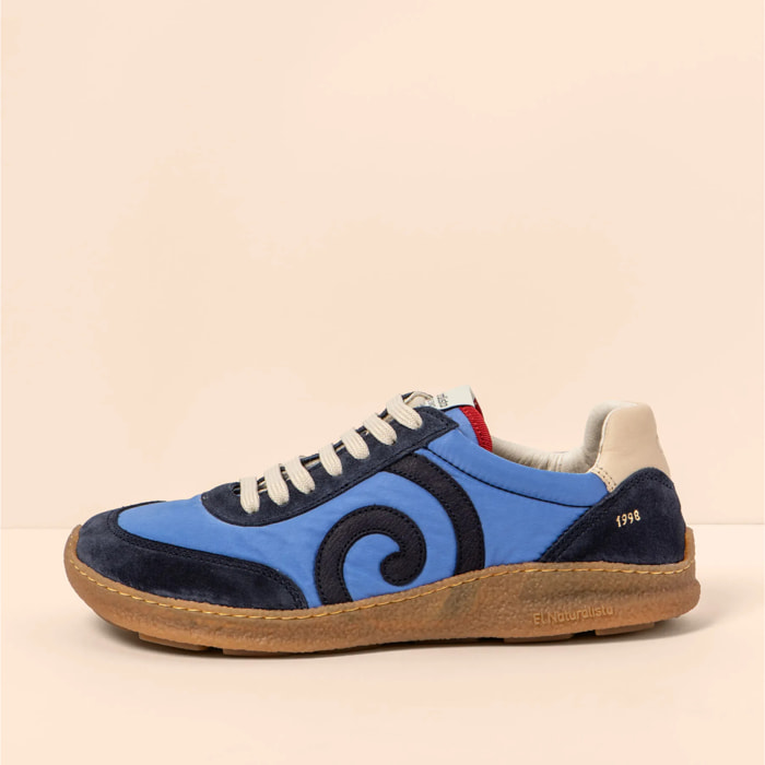 Zapatos N5435A MULTI MATERIAL DENIM/OROEL color Denim