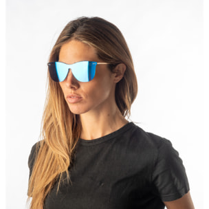 Gafas de sol PALO ALTO ARLES - Azul claro espacial / Azul claro espacial y patillas de metal dorado