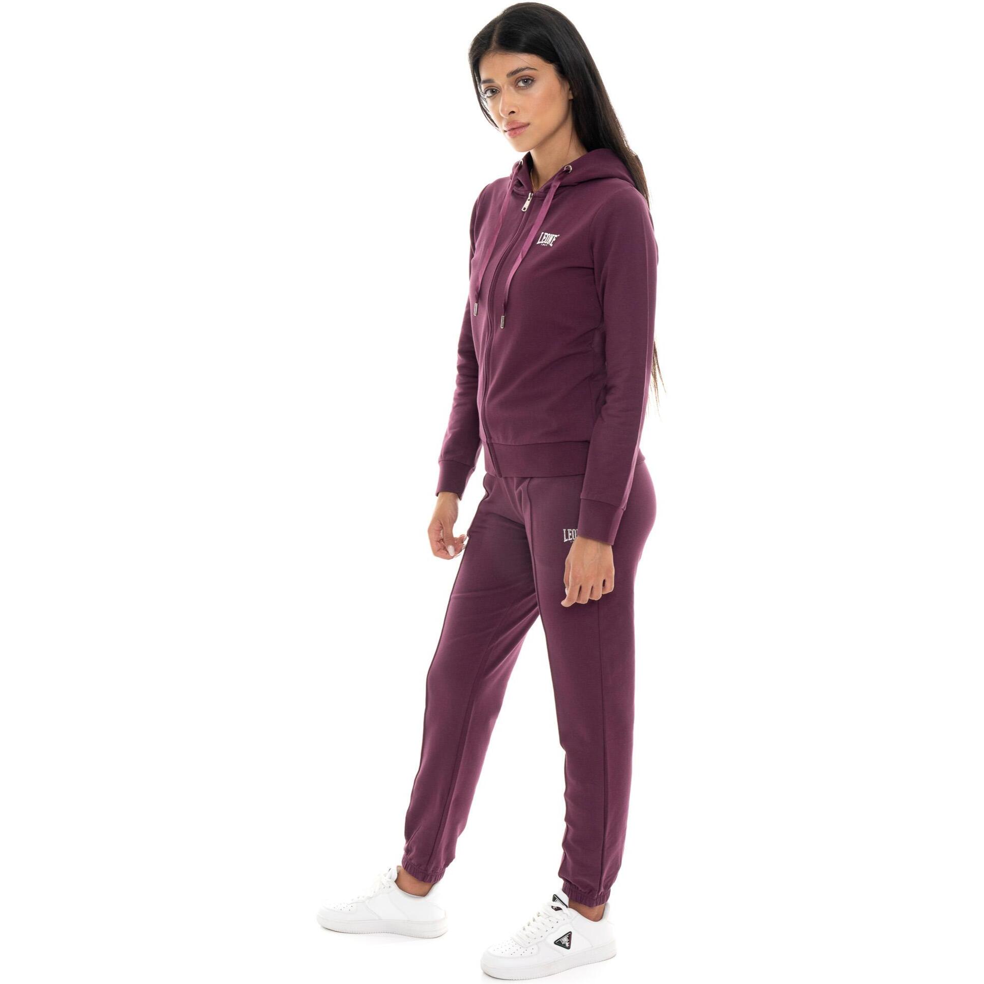Chándal mujer Leone 1947 Apparel Never Without cremallera capucha invierno