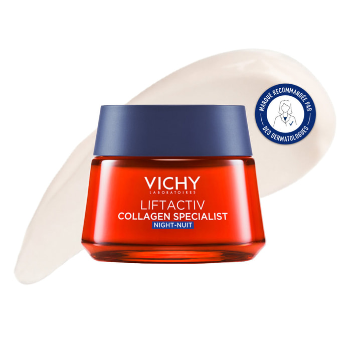 Liftactiv Collagen Spécialist - Crème de Nuit Anti-Rides et Anti-Tâches 50 ml