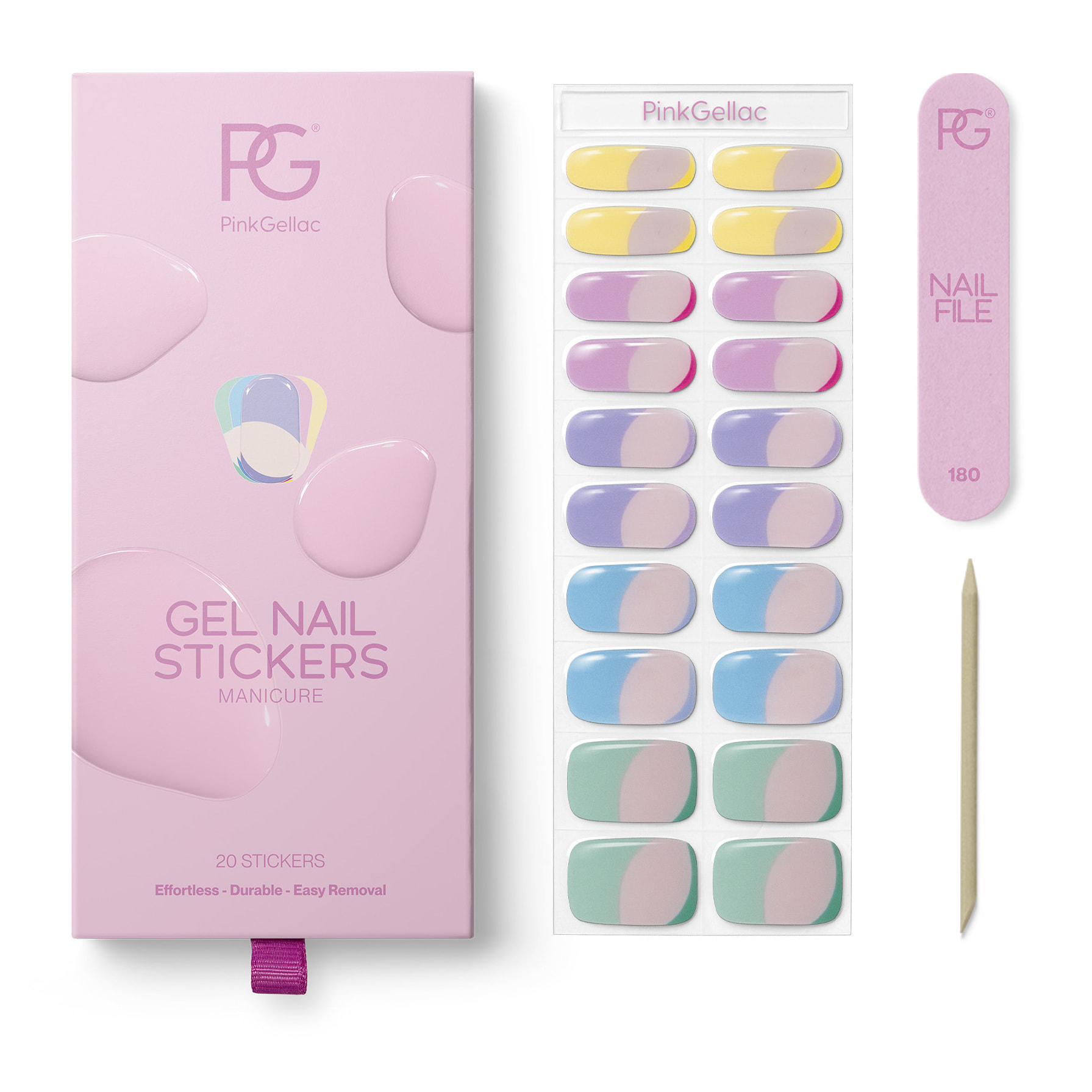 Stickers gel - 0022 Pastel Dream