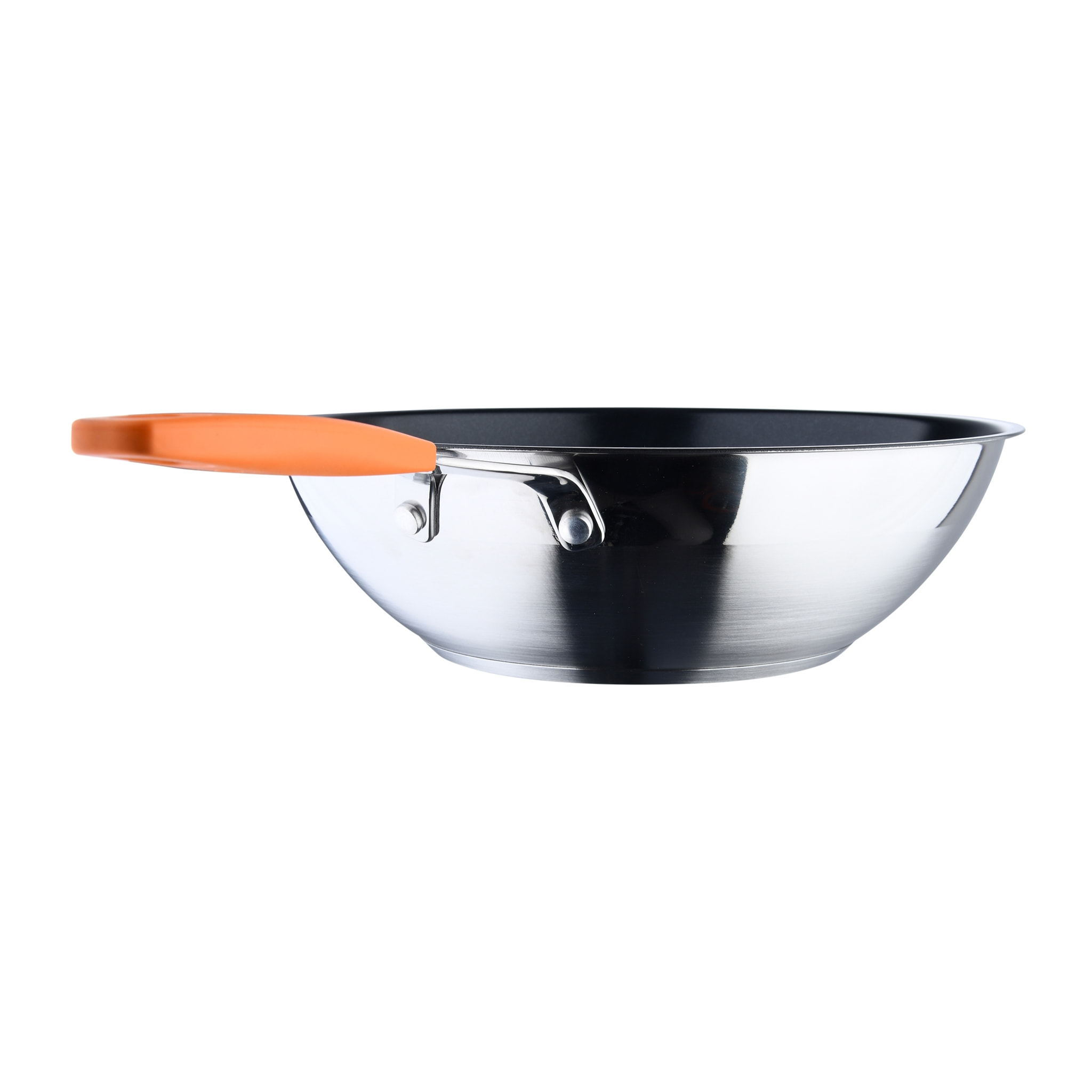 Wok ø28cm aluminio forjado induccion compact