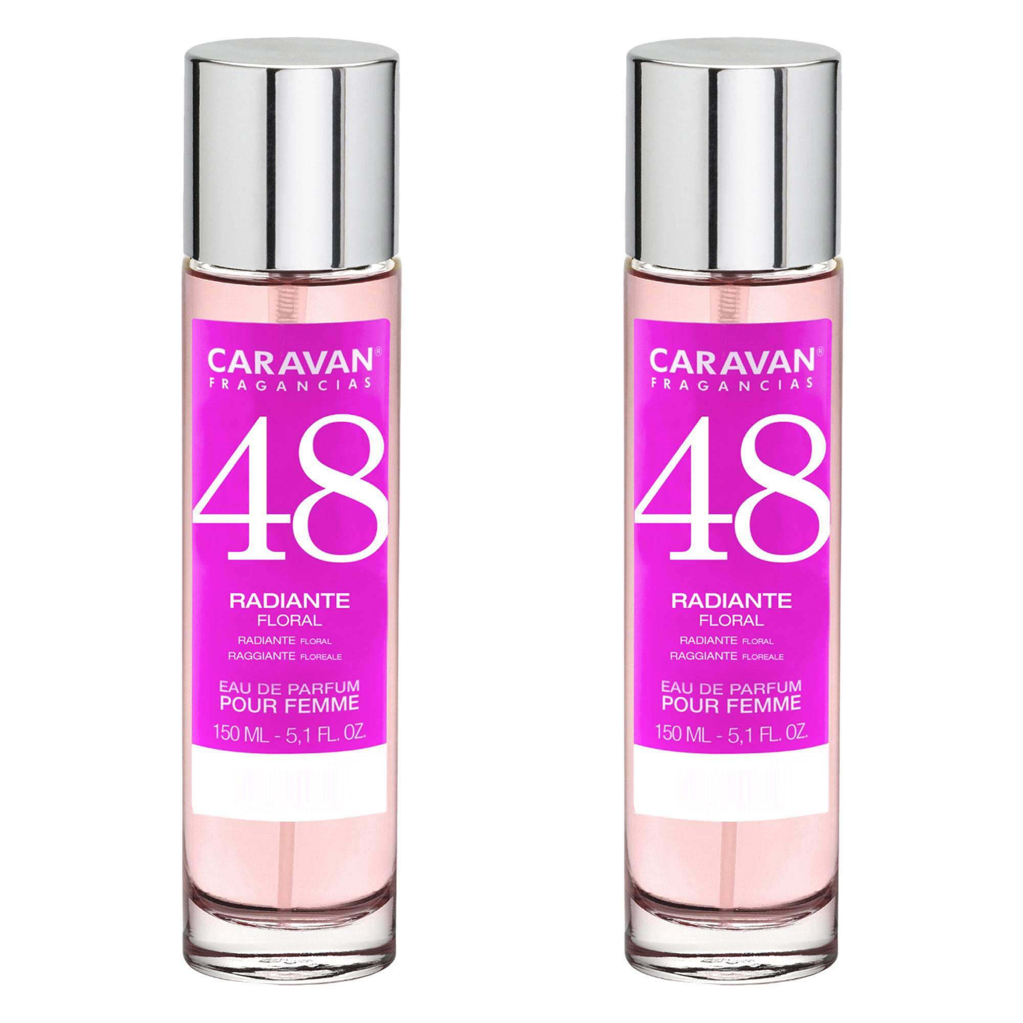 Caravan fragancias - caja de regalo con 2 perfumes nº48 de 150 ml, para mujer