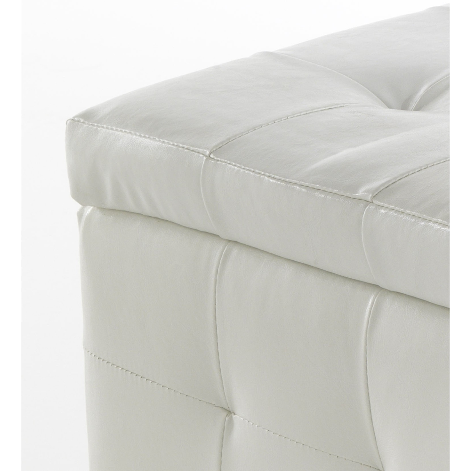 Oresteluchetta Pouf contenitore KILLEEN bianco