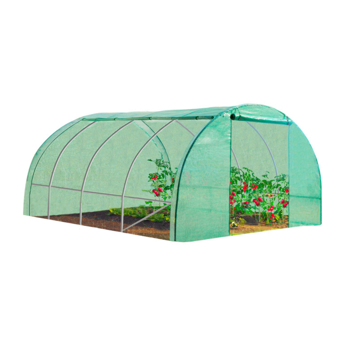Serre 18m² verte - gamme maraichère